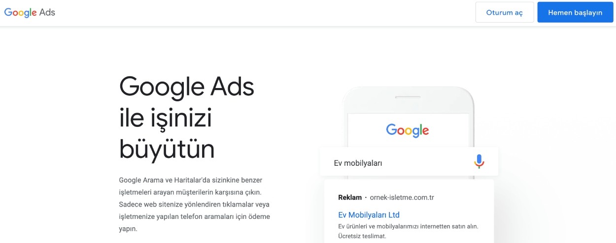 internet reklamcılığı - google reklamcılığı